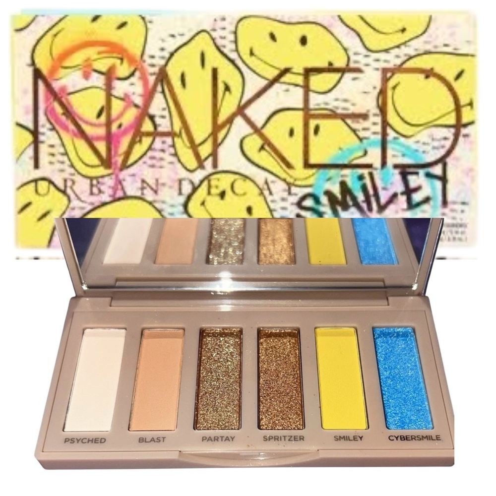 Urban Decay x Smiley Naked Mini Eyeshadow Palette-Mucho Happy NIB